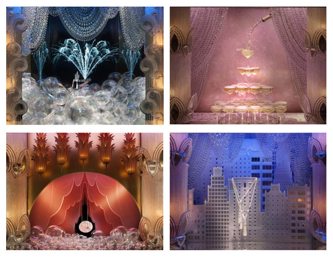 Collage escaparates Tiffany NY